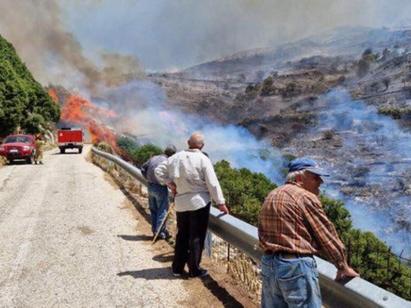 φωτια νάξος