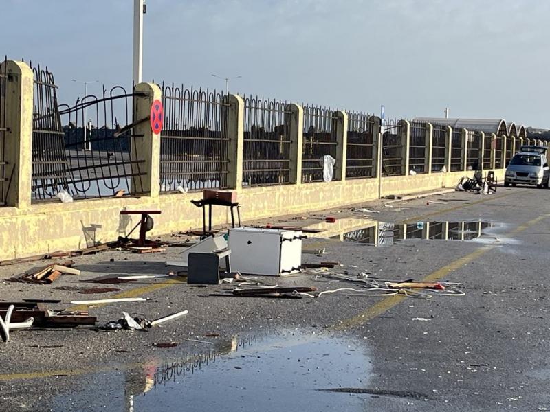 Ζημιές στη Ρόδο από ανεμοστρόβιλο