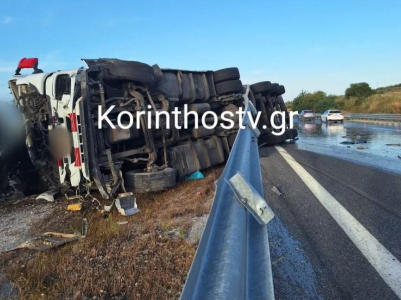 Τροχαίο στην Πατρών-Κορίνθου