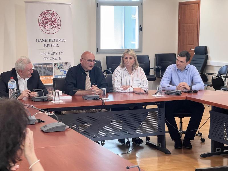 Ζέττα Μακρή στο Πανεπιστήμιο Κρήτης