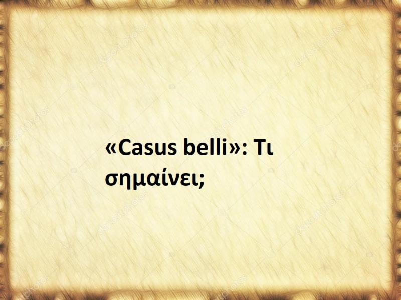 Casus belli
