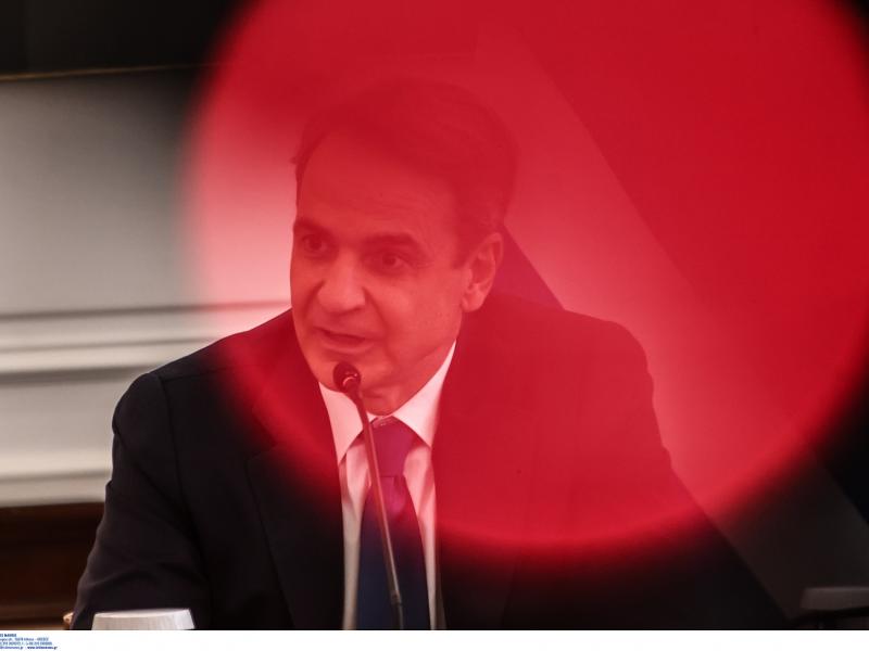 Κυριάκος Μητσοτάκης στο Υπουργικό για τα Τέμπη