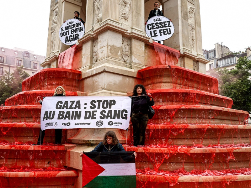 Παρίσι παρέμβαση για τη Γάζα σε σιντριβάνι