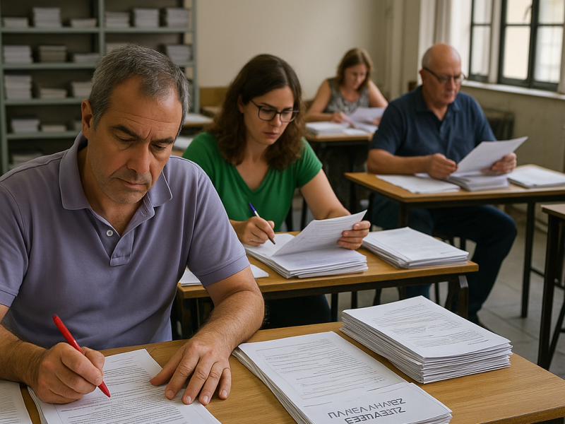 vathmologites panellinies