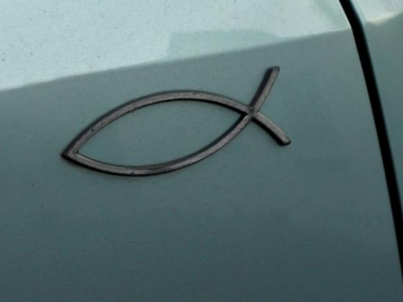 σχήμα ψαριού σε αυτοκίνητο