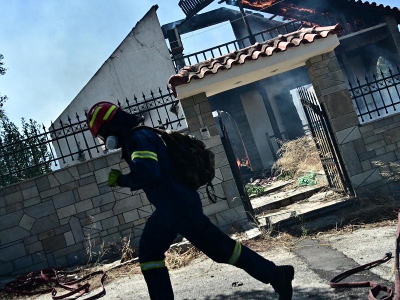 Κορωπί, φωτιά