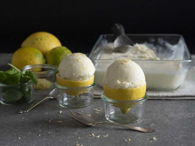 Παγωτό λεμόνι