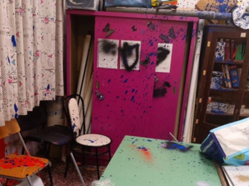 βανδαλισμός σε σχολείο του Βύρωνα