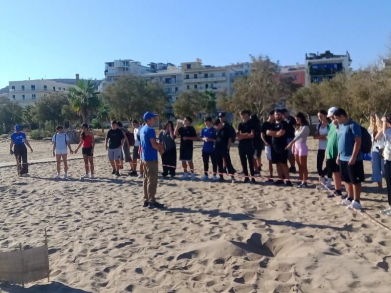 BLEBeach: Εκπαιδευτική Δράση του 4ου ΓΕΛ Ρεθύμνου(Αρσάνιο Λύκειο) &3ου ΓΕΛ Ρεθύμνου με τον ΑΡΧΕΛΩΝ