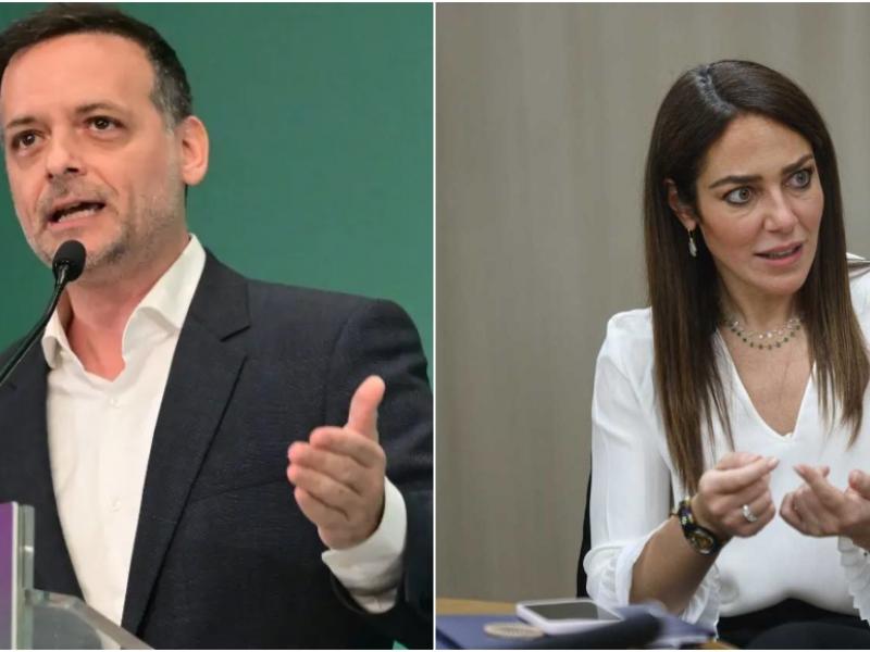 Χάρης Δούκας και Δόμνα Μιχαηλίδου σε κολάζ