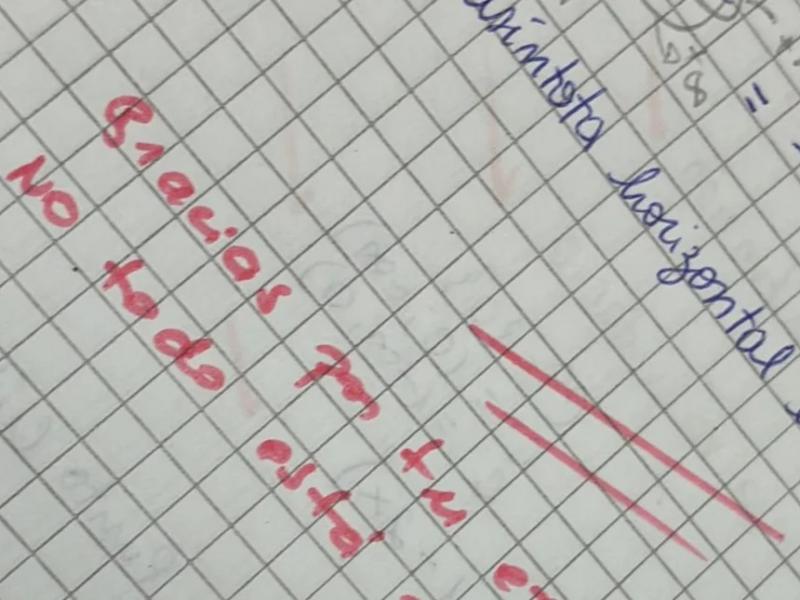 Διαγώνισμα μαθήτριας