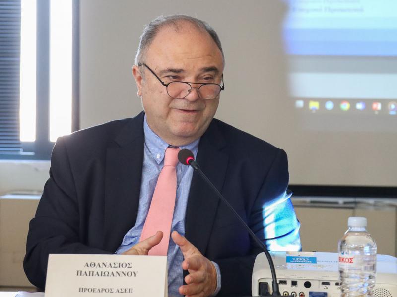 πρόεδρος ΑΣΕΠ κ. Θάνος Παπαιωάννου