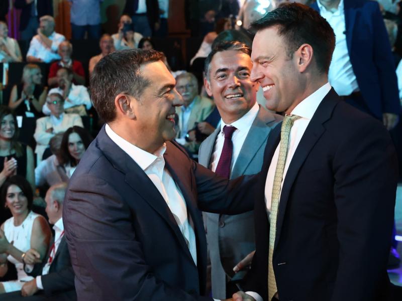 Στέφανος Κασσελάκης και Αλέξης Τσίπρας