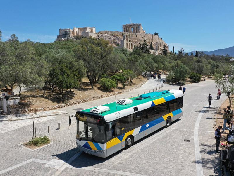 μπλε λεωφορεία