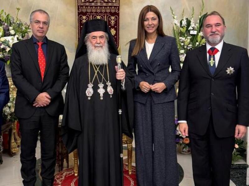 Σοφία Ζαχαράκη στα Ιεροσόλυμα