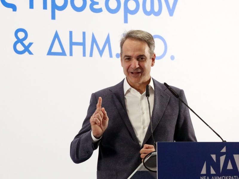 Ο Κυριάκος Μητσοτάκης στη σύνοδο των προέδρων ΔΕΕΠ και ΔΗΜΤΟ της Νέας Δημοκρατίας