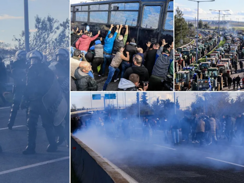 Αγροτικά μπλόκα στη Θεσσαλία