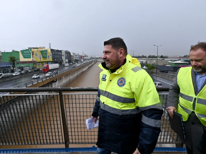 Ο Νίκος Χαρδαλιάς σε αυτοψία στον Κηφισό
