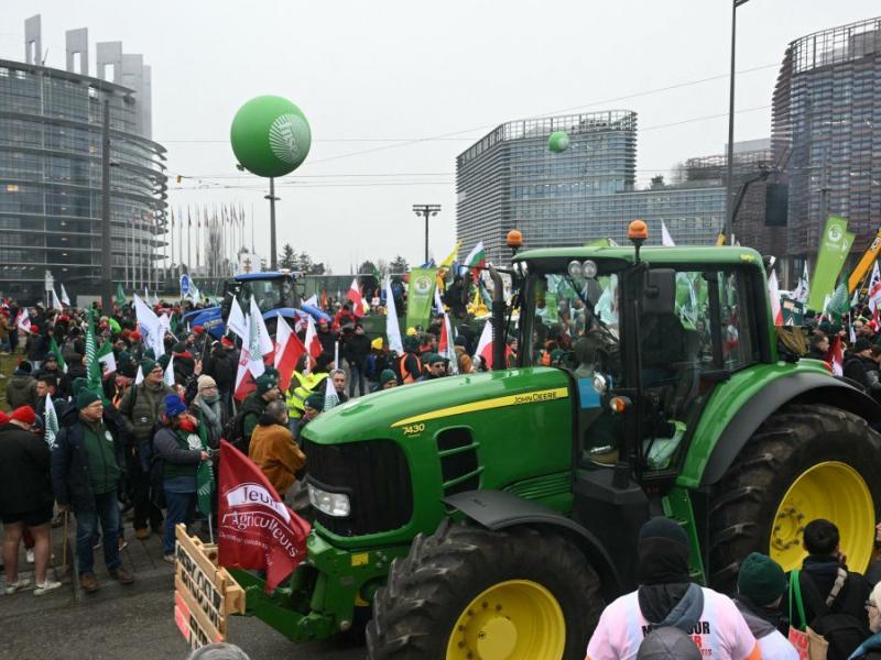 αγρότες στο Στρασβούργο