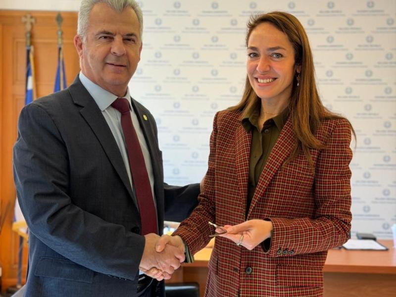 Συνάντηση της Υπουργού Κοινωνικής Συνοχής και Οικογένειας με τον Υπουργό Δικαιοσύνης και Δημόσιας Τάξης της Κυπριακής Δημοκρατίας