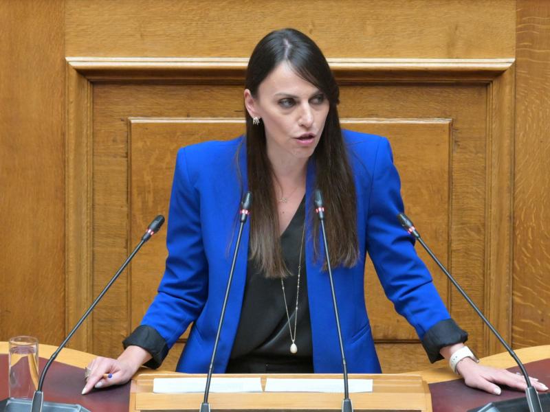 Η υφυπουργός Εσωτερικών, Βιβή Χαραλαμπογιάννη