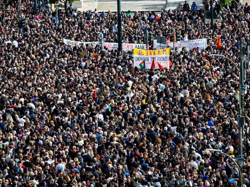 Συγκέντρωση για τα Τέμπη