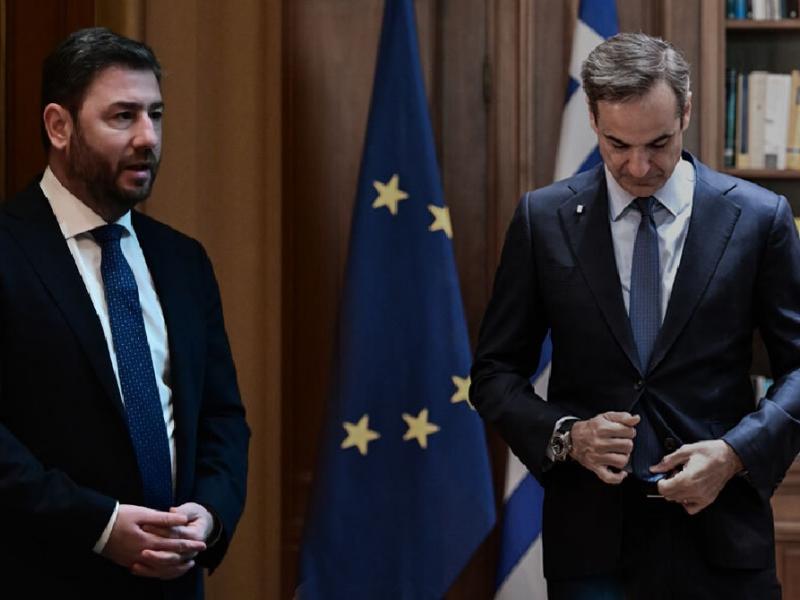 Νίκος Ανδρουλάκης - Κυριάκος Μητσοτάκης