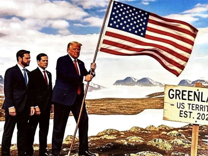 Φωτογραφία τεχνητής νοημοσύνης από τον Ντόναλντ Τραμπ