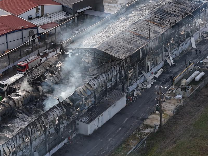 Έκρηξη στο εργοστάσιο της Βιολάντα