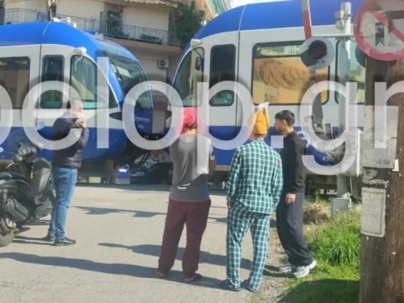 Πάτρα, ατύχημα με ΙΧ και τρένο