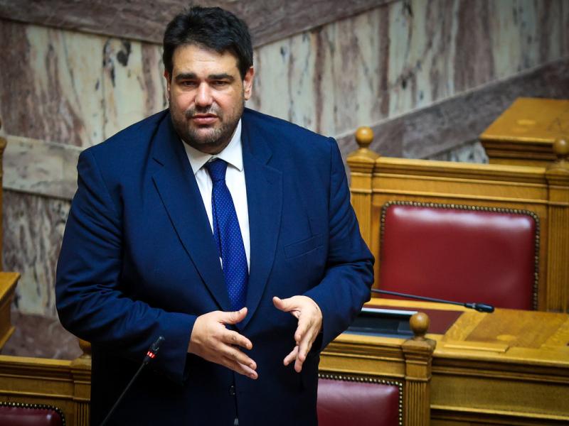 Ο Υπουργός Εσωτερικών Θεόδωρος Λιβάνιος στη Βουλή