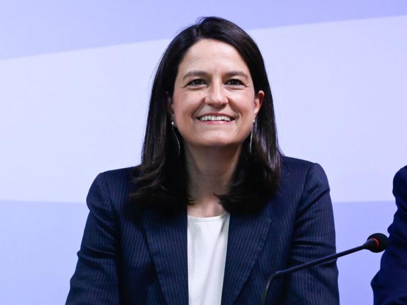 Η υπουργός Εργασίας, Νίκη Κεραμέως