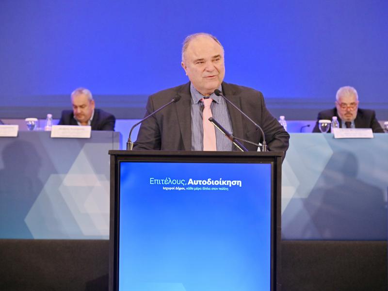 Ο πρόεδρος του ΑΣΕΠ Θάνος Παπαϊωάννου σε ομιλία