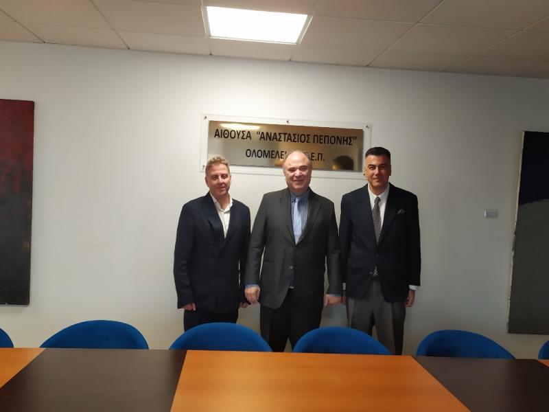 Ο πρόεδρος του ΑΣΕΠ Θάνος Παπαϊωάννου σε συνάντηση με την ΟΙΕΛΕ