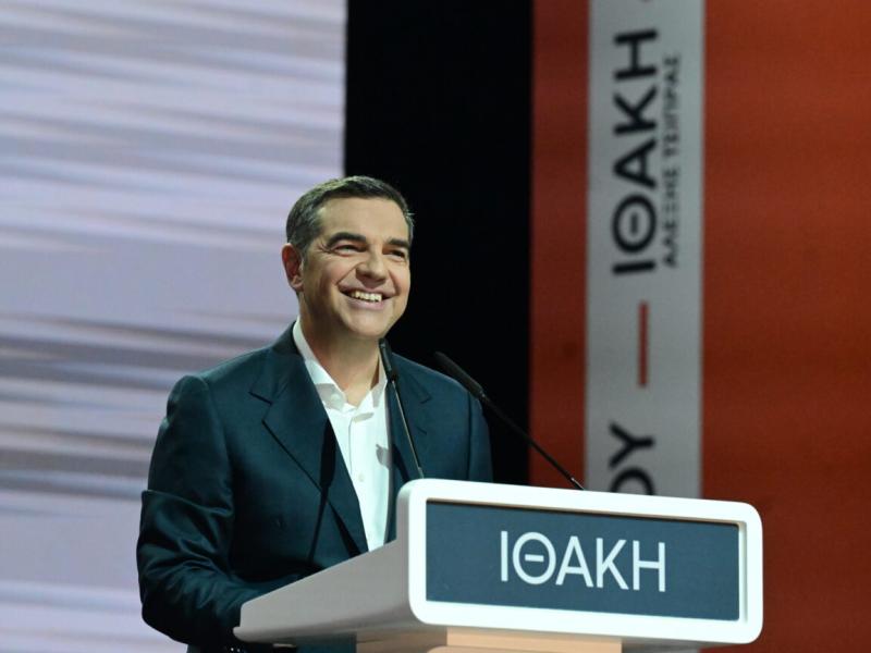 Αλέξης Τσίπρας στην παρουσίαση του βιβλίου Ιθάκη