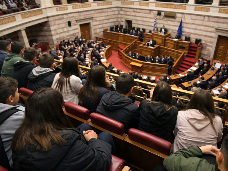 ΜΑΘΗΤΕΣ ΣΤΗ ΒΟΥΛΗ