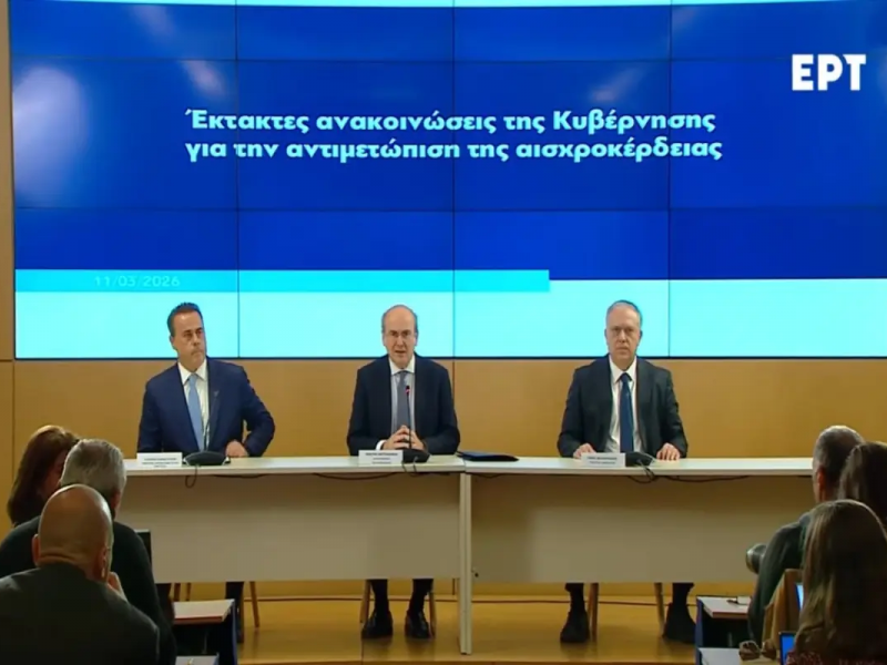 Οι ανακοινώσεις για την αισχροκέρδεια