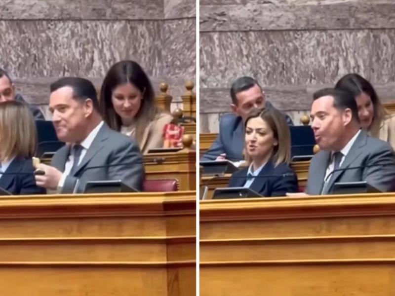 To viral περιστατικό στη Βουλή με τον Άδωνι Γεωργιάδη