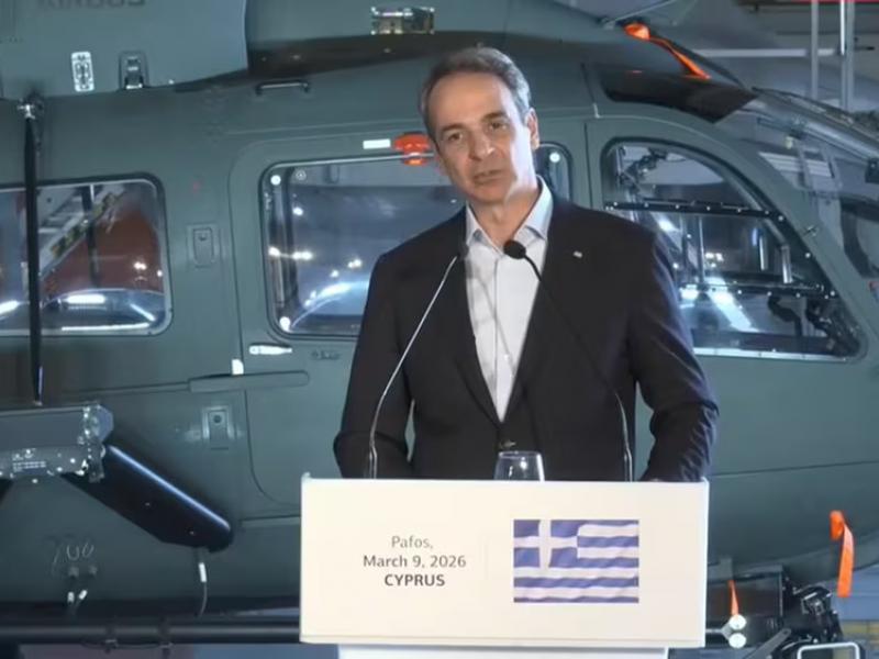 Ο Κυριάκος Μητσοτάκης από την Πάφο