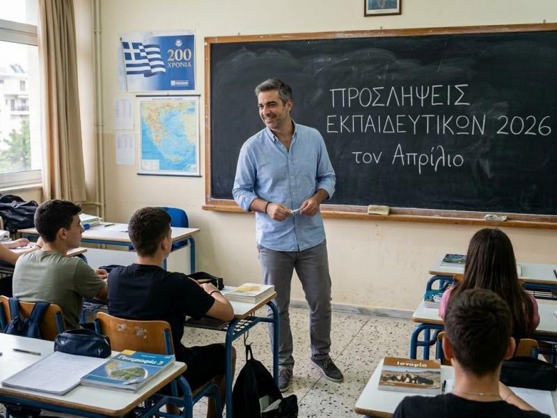 προσλήψεις εκπαιδευτικών 2026 καθηγητής