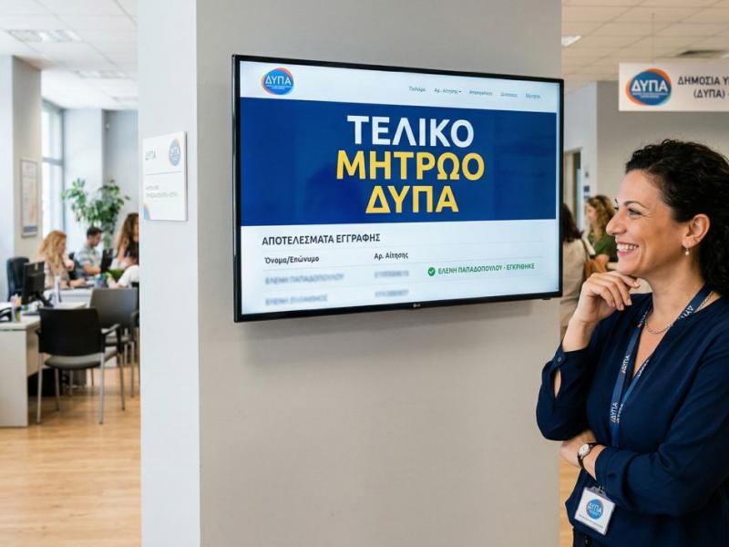 τελικό Μητρώο ΔΥΠΑ voucher