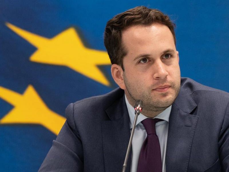 Ο εκπρόσωπος Τύπου του Υπουργείου Οικονομικών Όμηρος Τσάπαλος