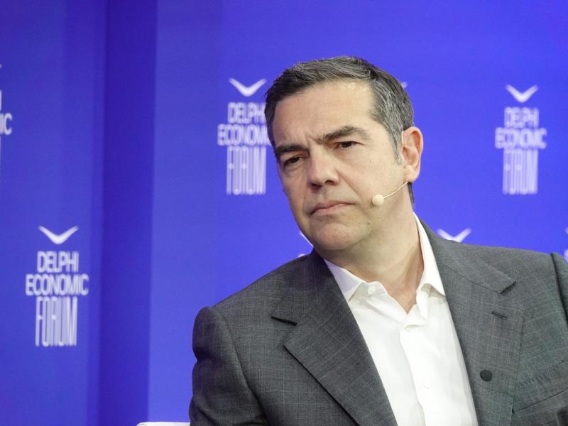 Ο Αλέξης Τσίπρας στο Φόρουμ Δελφών