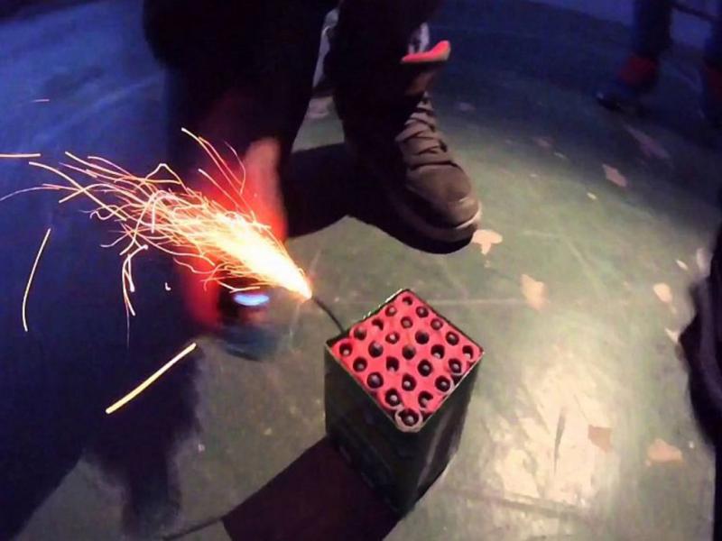 τραυματισμός από βεγγαλικό