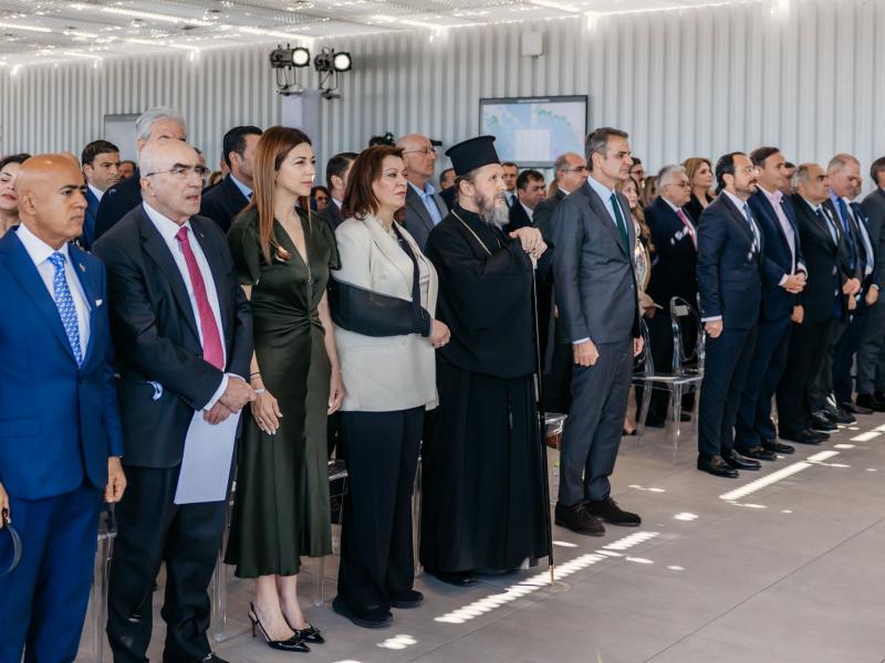 Σοφία Ζαχαράκη - Κυριάκος Μητσοτάκης στο παράρτημα Λευκωσίας