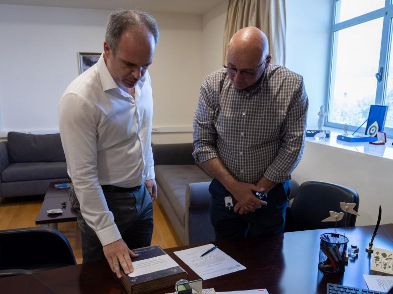 Ορκωμοσία νέου μέλους Δ.Ε.Π. στην Ιατρική Σχολή