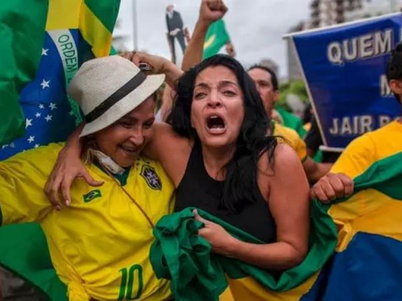 Υποστηρικτές του ακροδεξιού προέδρου Μπολσονάρο