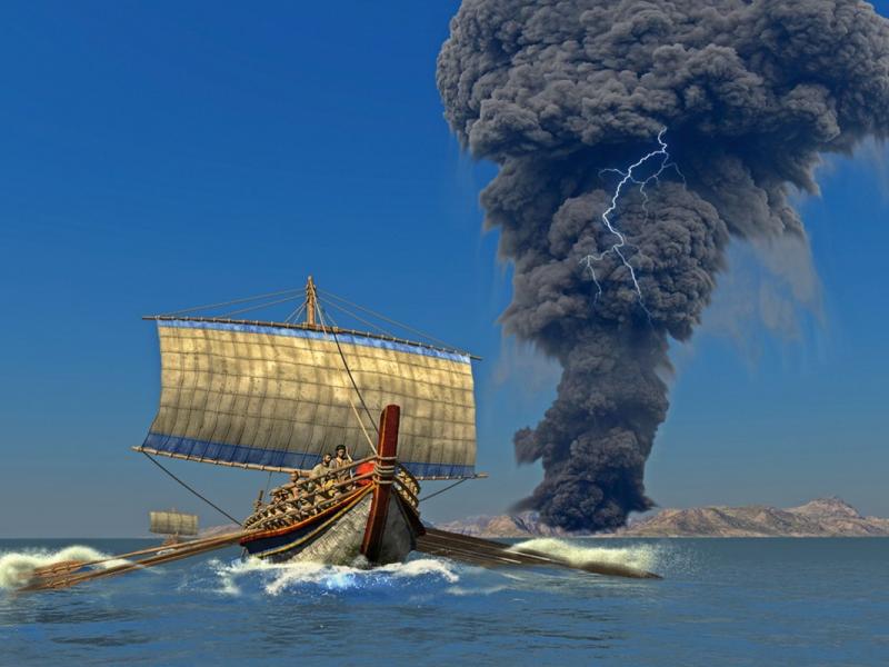 Έκρηξη ηφαιστείου Σαντορίνης