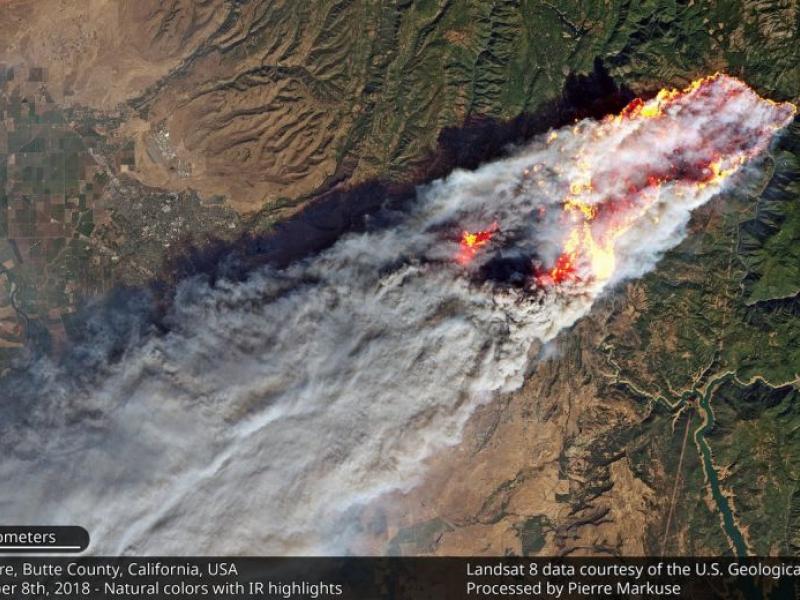 Φωτιά στην βόρεια Καλιφόρνια