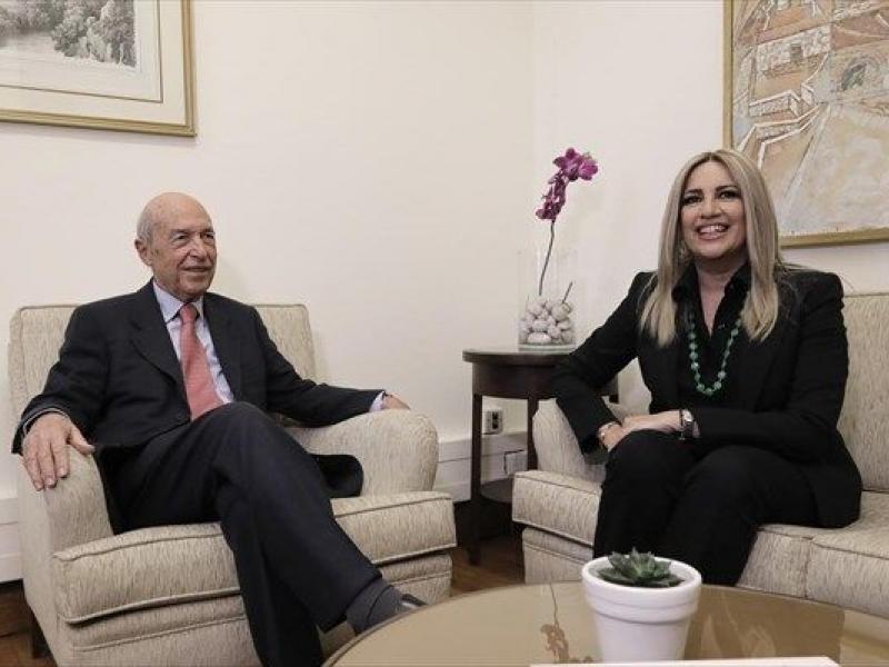 Κώστας Σημίτης και Φώφη Γεννηματά